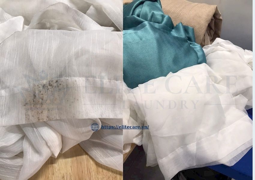 Dịch vụ giặt rèm tại Elitecare Laundry