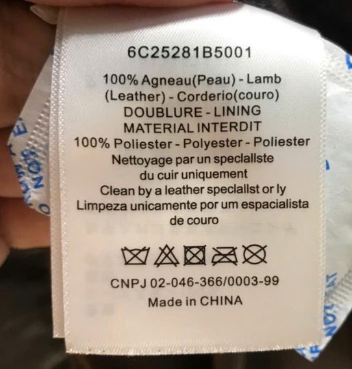 Áo cấm giặt