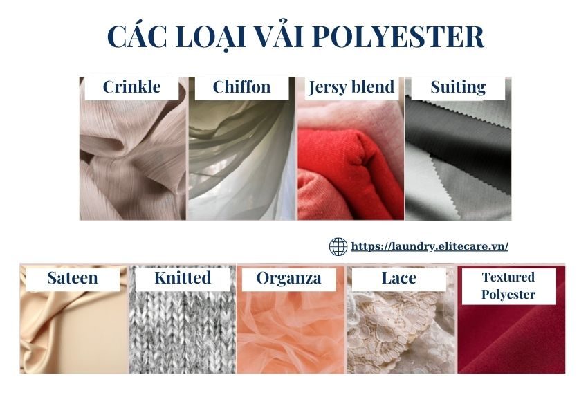 Các loại vải polyester